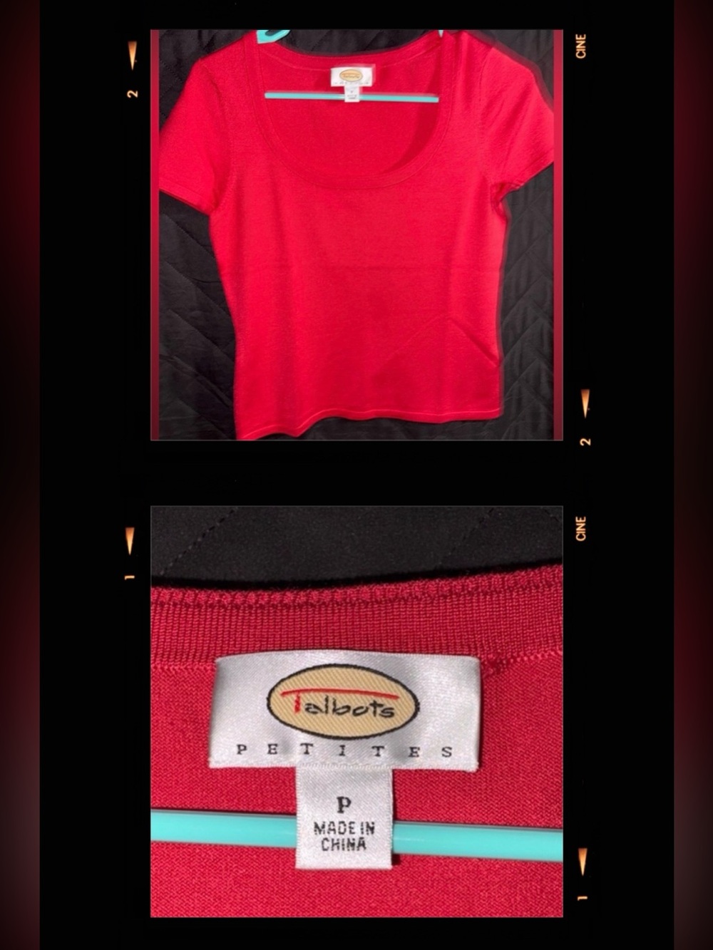 Talbots Pink Shortsleeved top #1529